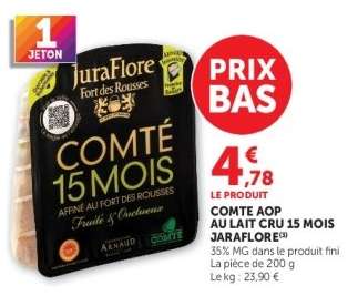 COMTE AOP AU LAIT CRU 15 MOIS JARAFLOR