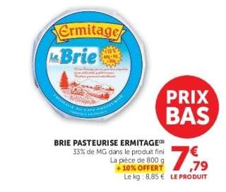 Brie Pasteurisé Ermitage
