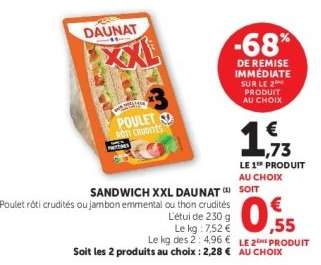 SANDWICH XXL DAUNAT