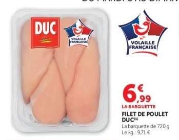 Filet de Poulet DUC
