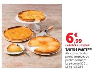 TARTE 6 PARTS