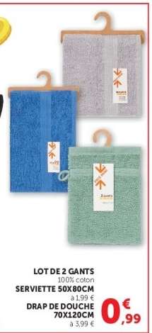 Lot de 2 gants