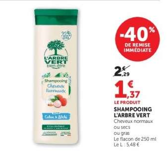 Shampooing L’ARBRE VERT
