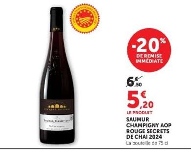 SAUMUR CHAMPIGNY AOP ROUGE SECRETS DE CHAI 2024