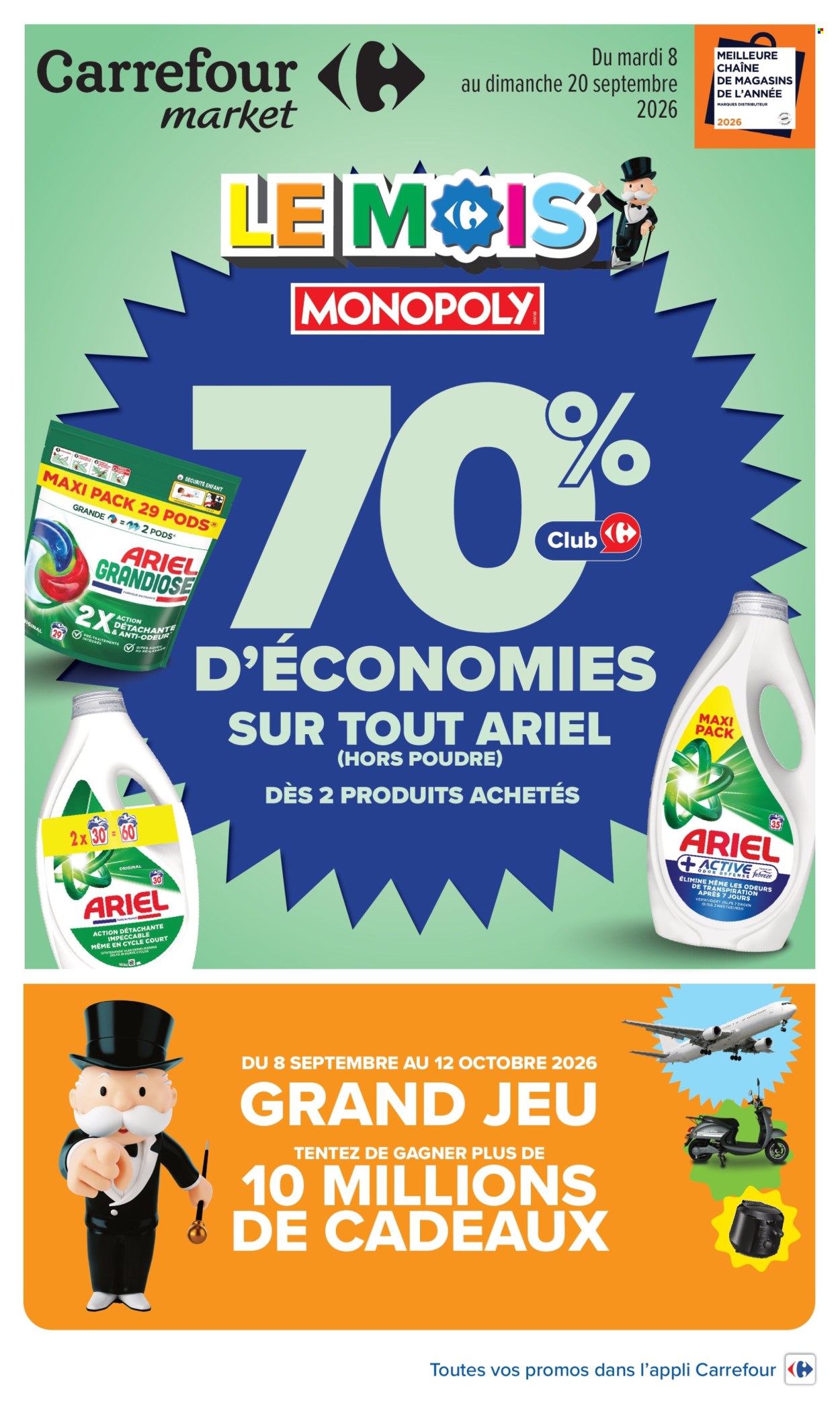 Catalogue Carrefour Market - 08.09.2026 - 20.09.2026. Page 1