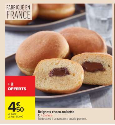 Beignets choco-noisette