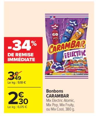 BONBONS “CARAMBAR”
