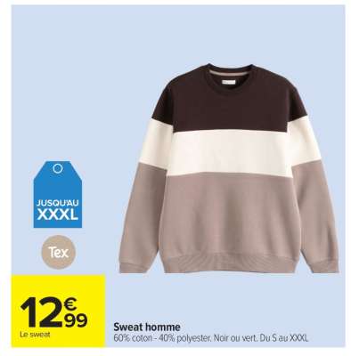 Sweat homme