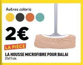 LA HOUSSE MICROFIBRE POUR BALAI