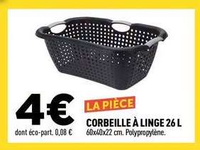 CORBEILLE À LINGE 26 L