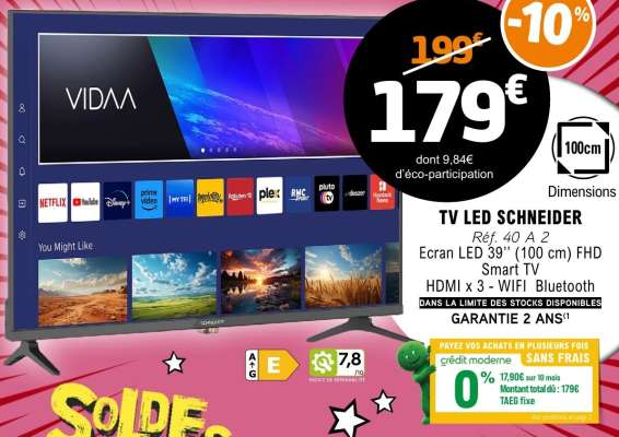 TV LED SCHNEIDER