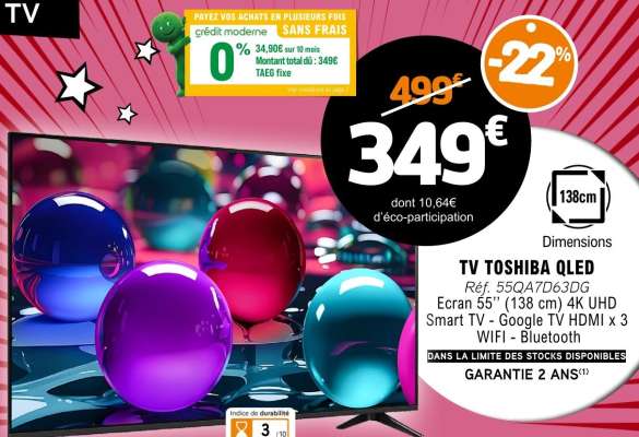 TV TOSHIBA QLED