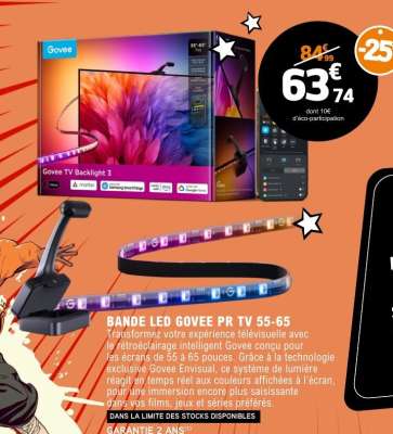 BANDE LED GOVEE PR TV 55-65