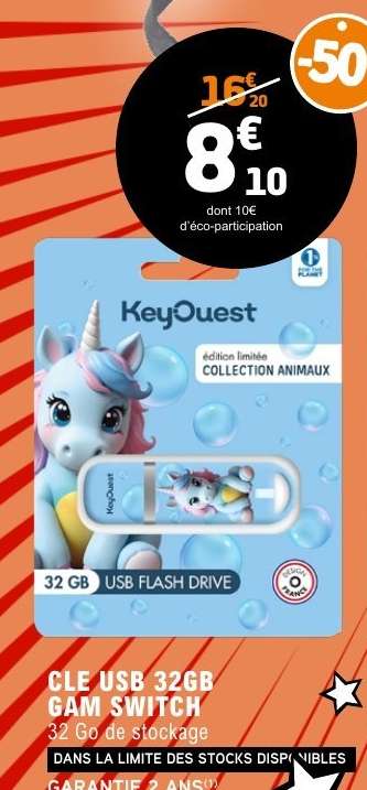 Clé USB 32GB Gam Switch