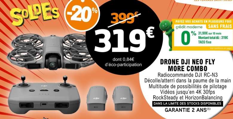 DRONE DJI NEO FLY MORE COMBO