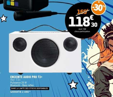 ENCEINTE AUDIO PRO T3+