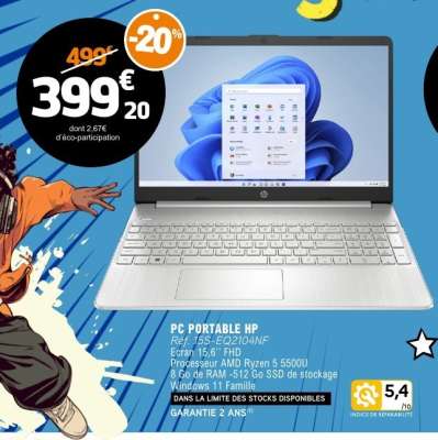 PC PORTABLE HP