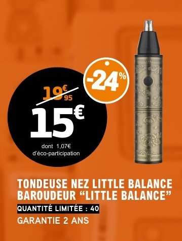TONDEUSE NEZ LITTLE BALANCE BAROUDEUR "LITTLE BALANCE"