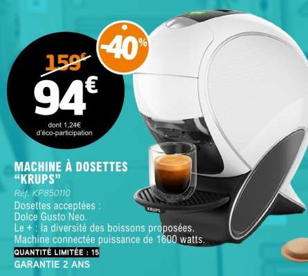 MACHINE À DOSETTES 'KRUPS'
