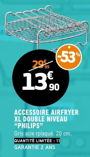 ACCESSOIRE AIRFRYER XL DOUBLE NIVEAU "PHILIPS"
