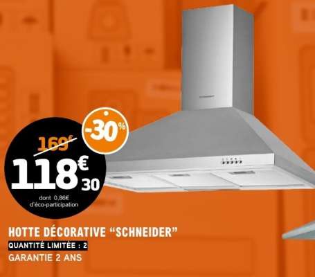 HOTTE DÉCORATIVE “SCHNEIDER”