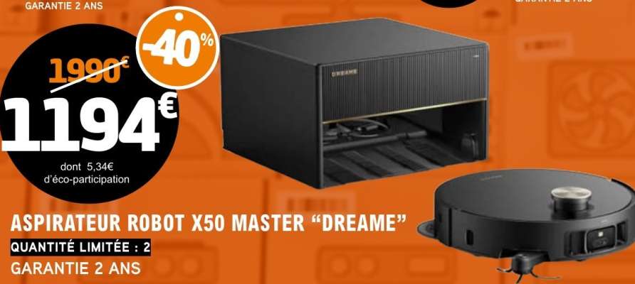 ASPIRATEUR ROBOT X50 MASTER “DREAME”