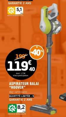 ASPIRATEUR BALAI HOOVER