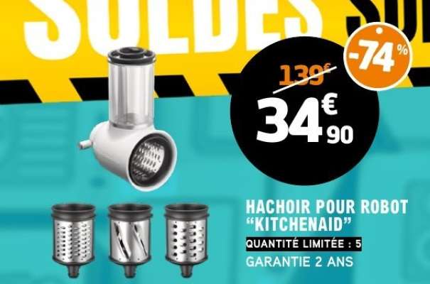 Hachoir pour robot "Kitchenaid"