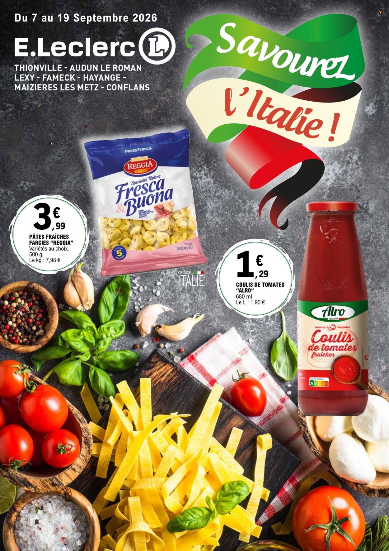 Catalogue E.Leclerc - 07.09.2026 - 19.09.2026. Page 1