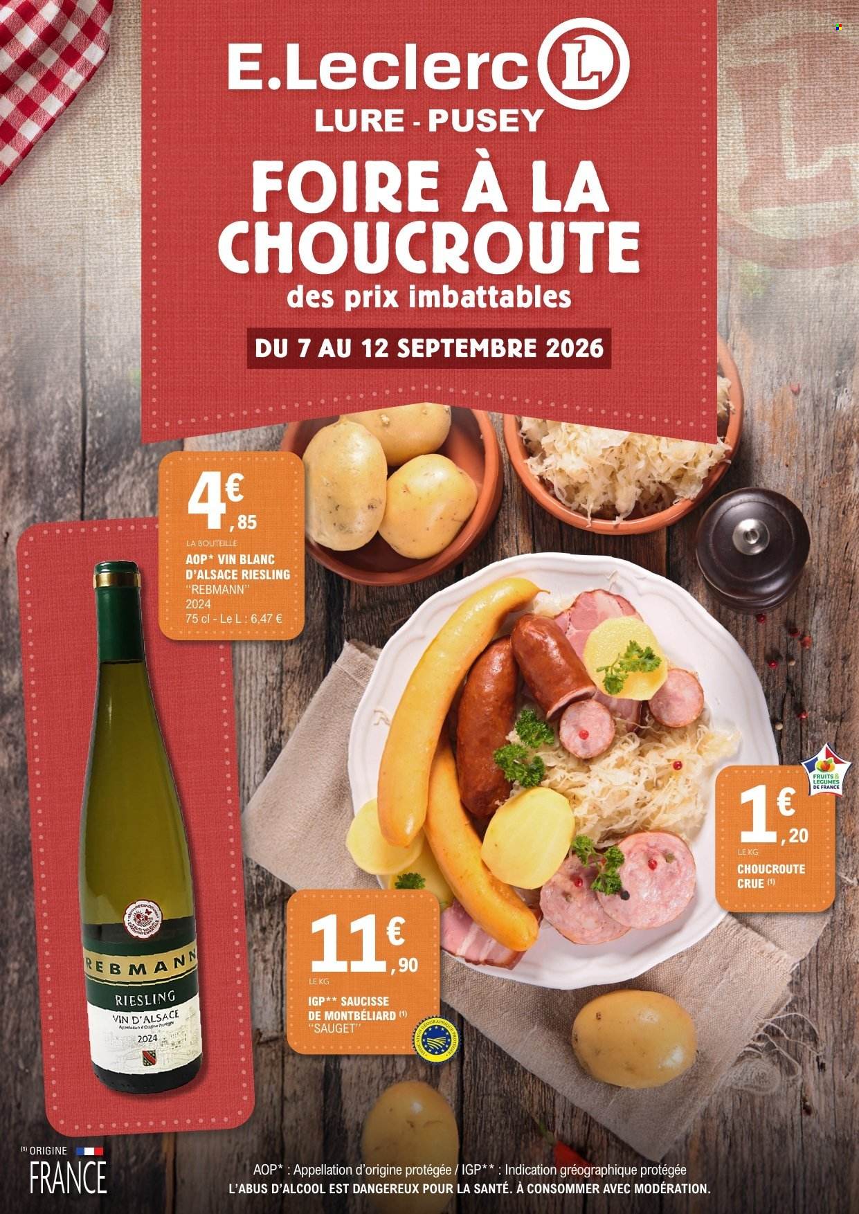 Catalogue E.Leclerc - 07.09.2026 - 12.09.2026. Page 1