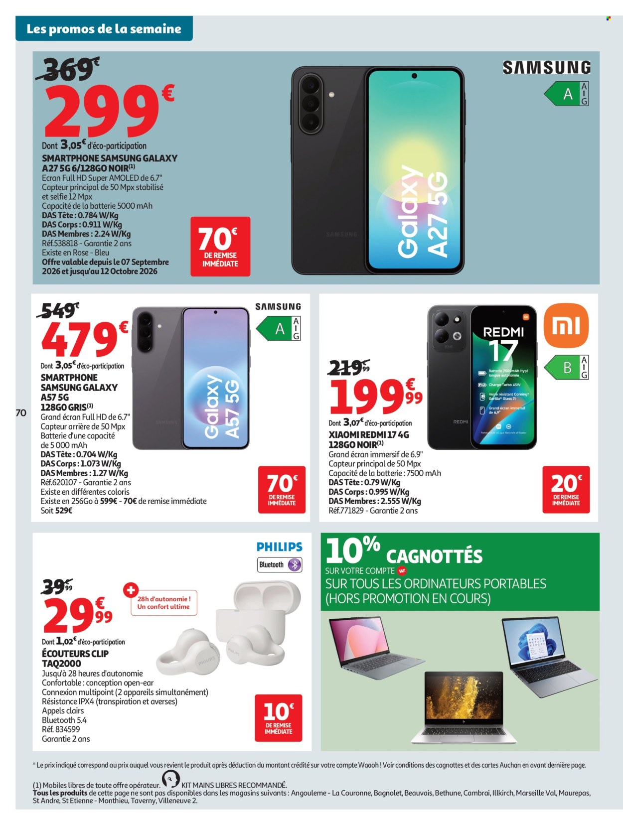 Catalogue Auchan - 08.09.2026 - 20.09.2026. Page 70