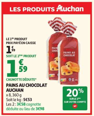 Pains Au Chocolat Auchan