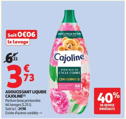 ADOUCISSANT LIQUIDE CAJOLINE