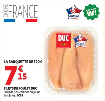 Filets De Poulet Duc