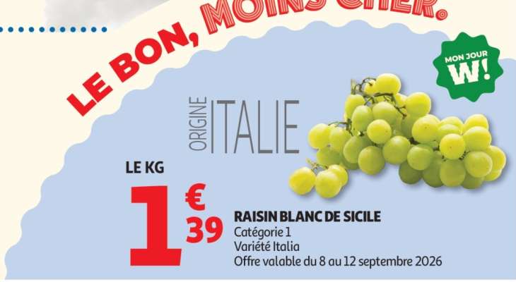 RAISIN BLANC DE SICILE