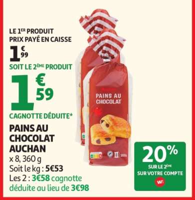 Pains Au Chocolat Auchan