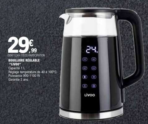 BOUILLOIRE RÉGLABLE "LIVOO"