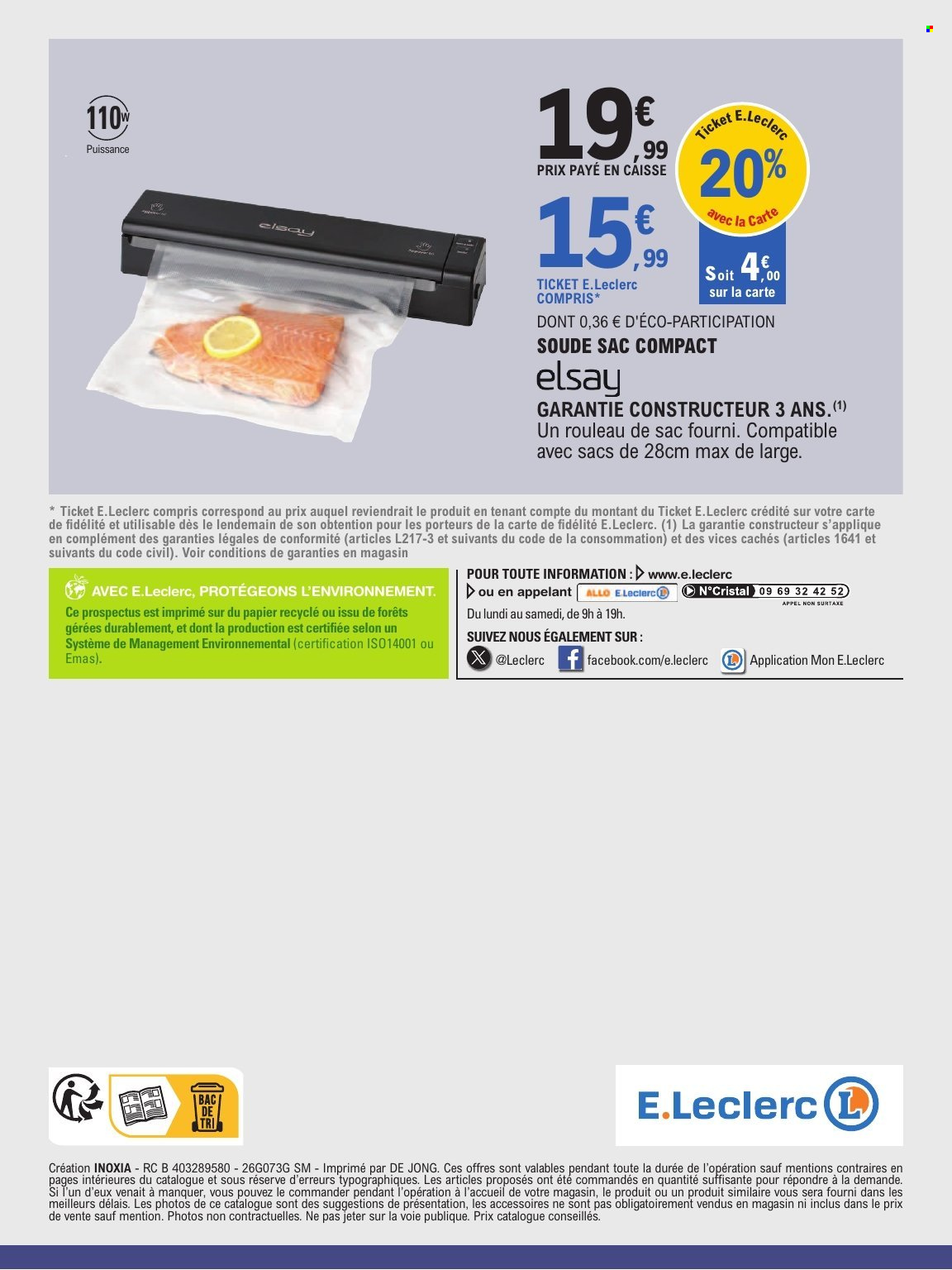 Catalogue E.Leclerc - 08.09.2026 - 19.09.2026. Page 16