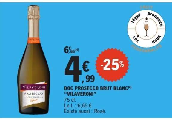DOC PROSECCO BRUT BLANC "VILAVERONI"