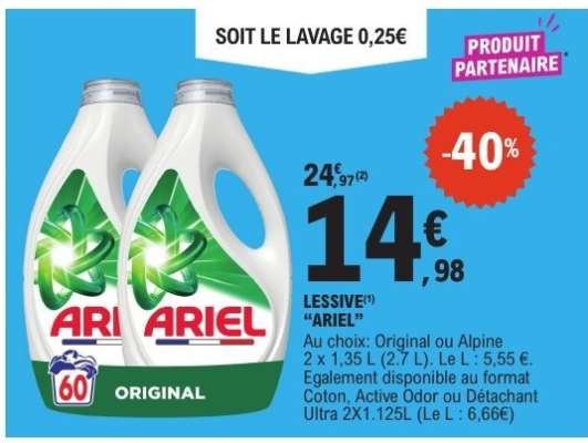 LESSIVE "ARIEL"