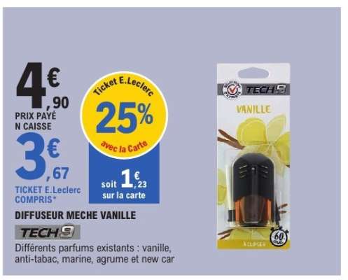 DIFFUSEUR MECHE VANILLE