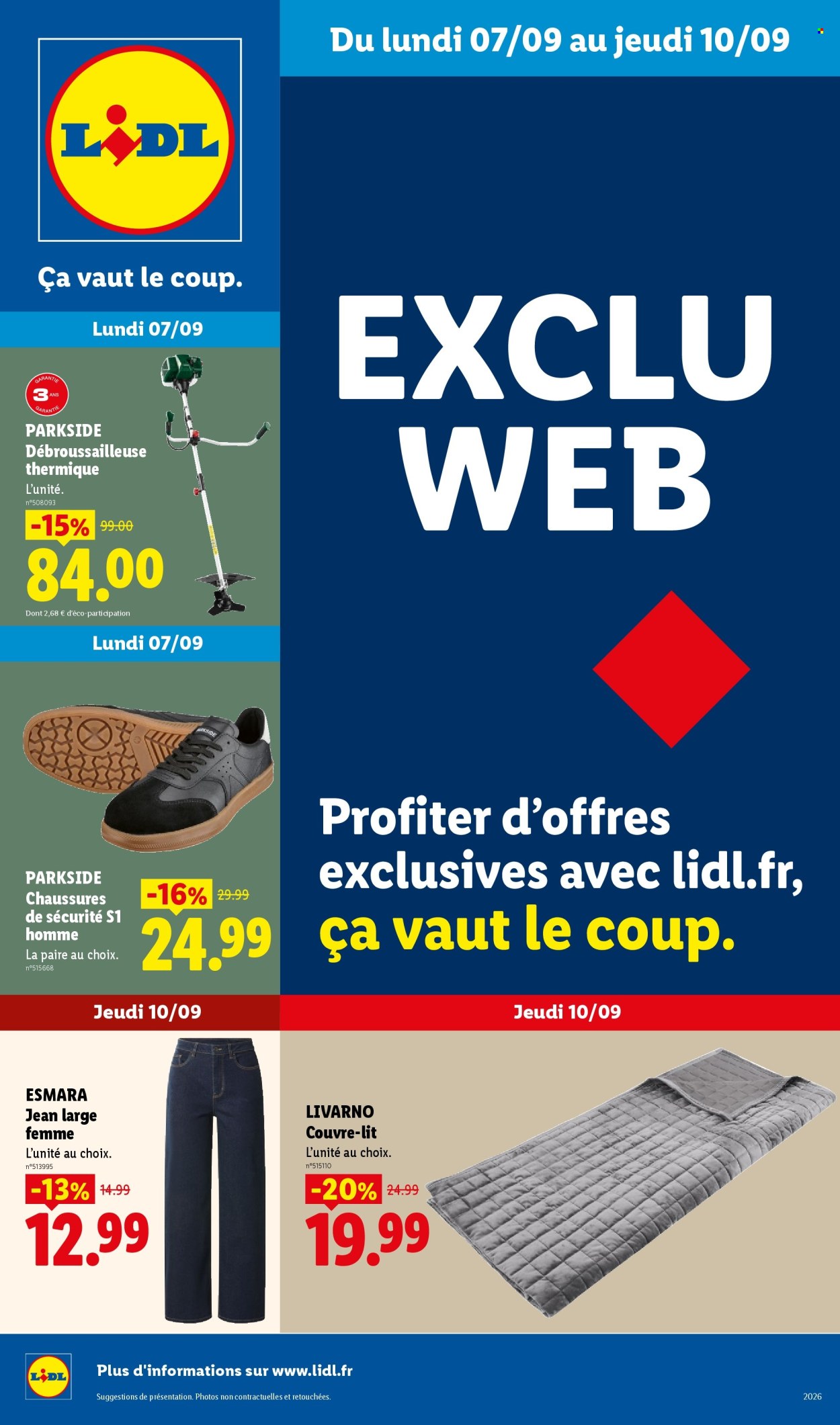 Catalogue Lidl - 07.09.2026 - 10.09.2026. Page 1