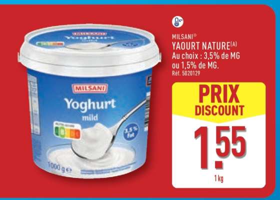 MILSANI Yaourt Nature