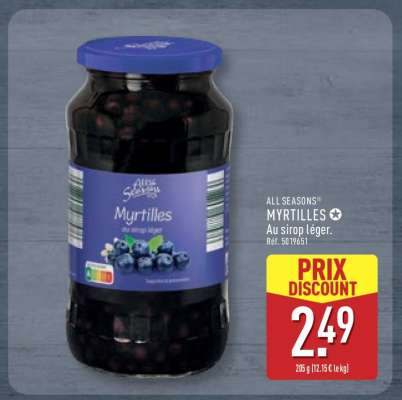 ALL SEASONS MYRTILLES