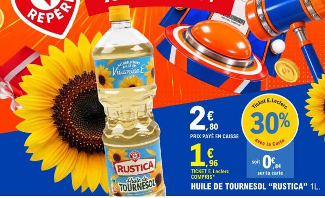 HUILE DE TOURNESOL “RUSTICA” 1L