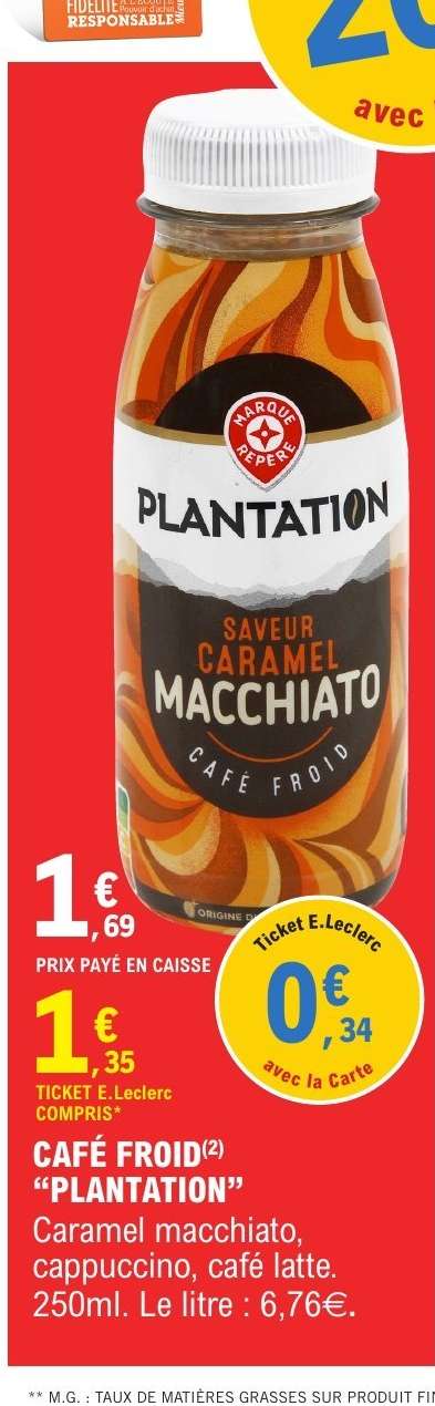 CAFÉ FROID "PLANTATION"