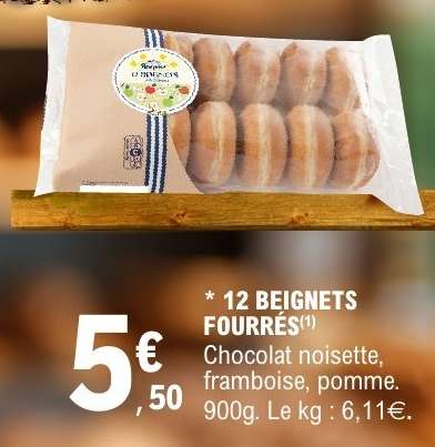 12 BEIGNETS FOURRÉS