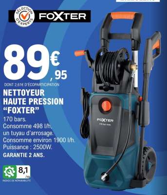 NETTOYEUR HAUTE PRESSION "FOXTER"