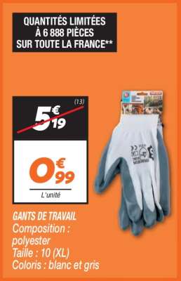 GANTS DE TRAVAIL