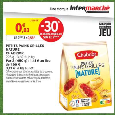 PETITS PAINS GRILLÉS NATURE